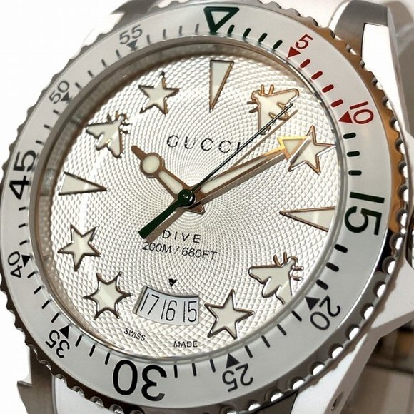 GUCCI Dive 40 136.3 Quartz Diver Watch Men's - Picture 4 of 9